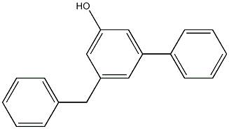 3-Phenyl-5-benzylphenol 结构式