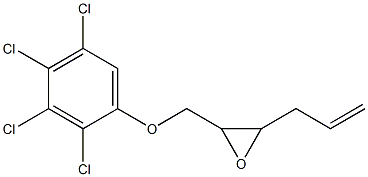 2,3,4,5-Tetrachlorophenyl 3-allylglycidyl ether 结构式