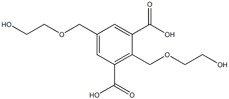 2,5-Bis[(2-hydroxyethoxy)methyl]isophthalic acid 结构式