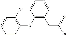 Phenoxathiin-4-acetic acid 结构式