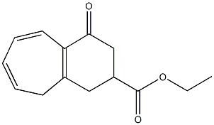 2,3,4,5-Tetrahydro-1-oxo-1H-benzocycloheptene-3-carboxylic acid ethyl ester 结构式