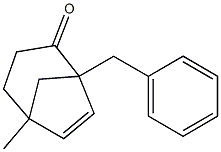 1-Benzyl-5-methylbicyclo[3.2.1]oct-6-en-2-one 结构式