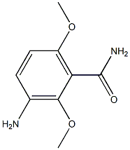 3-Amino-2,6-dimethoxybenzamide 结构式