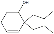 2,2-Dipropyl-3-cyclohexen-1-ol 结构式