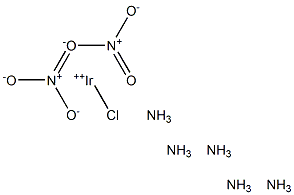 Chloropentammineiridium(III) nitrate 结构式