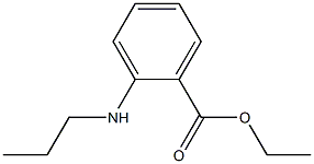 o-(Propylamino)benzoic acid ethyl ester 结构式