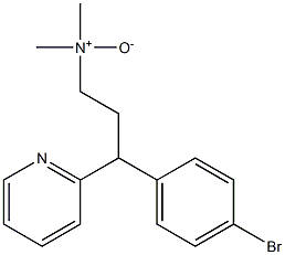 3-(4-Bromophenyl)-3-(2-pyridyl)-N,N-dimethylpropan-1-amine oxide 结构式