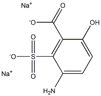 5-Amino-6-sulfosalicylic acid disodium salt 结构式