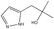 5-(2-Hydroxy-2-methylpropyl)-1H-pyrazole 结构式