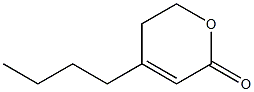 4-Butyl-5,6-dihydro-2H-pyran-2-one 结构式