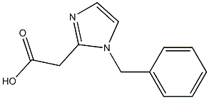 1-(Benzyl)-1H-imidazole-2-acetic acid 结构式