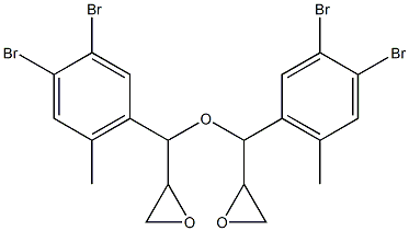 3,4-Dibromo-6-methylphenylglycidyl ether 结构式