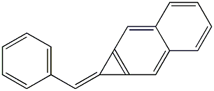 1-(Phenylmethylene)-1H-cyclopropa[b]naphthalene 结构式