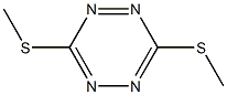 3-Methylthio-6-methylthio-1,2,4,5-tetrazine 结构式