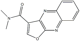 3-(N,N-Dimethylaminocarbonyl)-4,9-diaza-1-oxa-1H-benz[f]indene 结构式