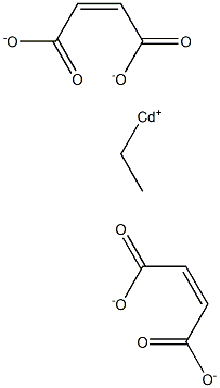 Bis(maleic acid 1-ethyl)cadmium salt 结构式