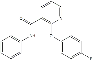 N-Phenyl-2-(4-fluorophenoxy)nicotinamide 结构式