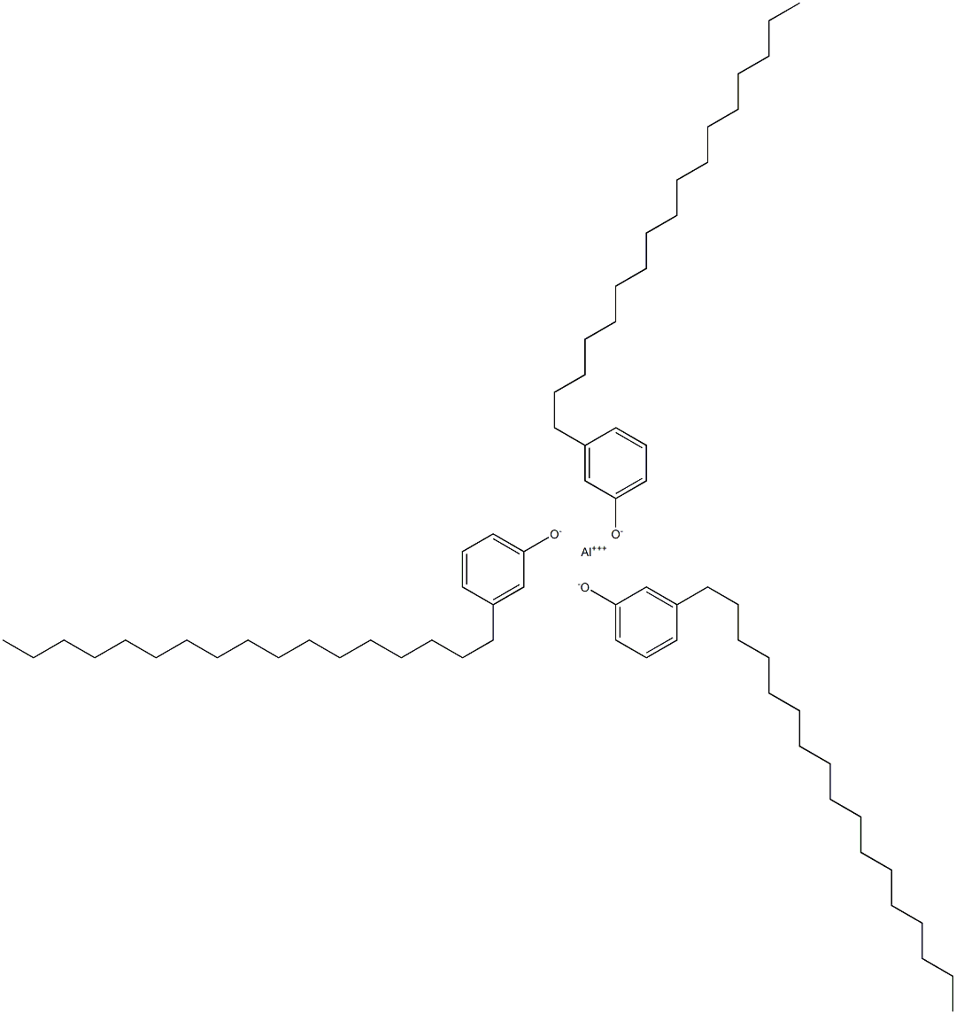 Aluminum tri(3-heptadecylphenolate) 结构式