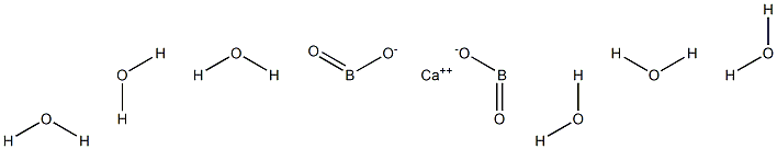Calcium metaborate hexahydrate 结构式