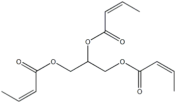 Glycerin trisisocrotonate 结构式