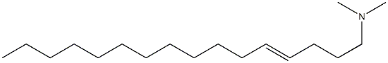 N,N-Dimethyl-4-hexadecen-1-amine 结构式