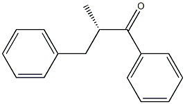 (S)-1,3-Diphenyl-2-methylpropane-1-one 结构式