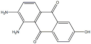 2-Hydroxy-5,6-diaminoanthraquinone 结构式