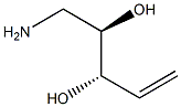 (2R,3S)-1-Amino-4-pentene-2,3-diol 结构式