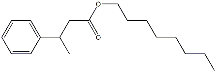 3-Phenylbutanoic acid octyl ester 结构式