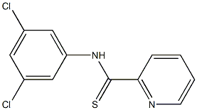 N-[3,5-Dichlorophenyl]pyridine-2-carbothioamide 结构式