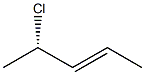 [E,S,(+)]-4-Chloro-2-pentene 结构式