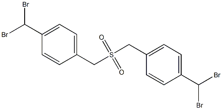 p-Dibromomethylphenyl(methyl) sulfone 结构式