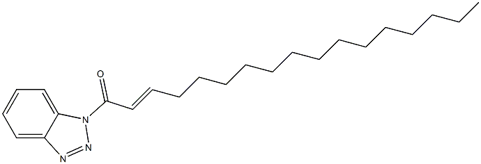 1-(2-Heptadecenoyl)-1H-benzotriazole 结构式