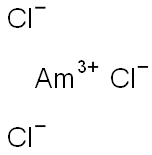 Americium(III) trichloride 结构式