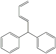 (E)-5,5-Diphenyl-1,3-pentadiene 结构式