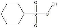 Cyclohexanesulfonoperoxoic acid 结构式