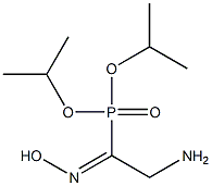 2-Amino-1-hydroxyiminoethylphosphonic acid diisopropyl ester 结构式