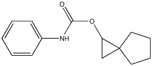 Carbanilic acid spiro[2.4]heptan-2-yl ester 结构式