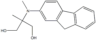 2-[(9H-Fluoren-2-yl)methylamino]-2-methyl-1,3-propanediol 结构式