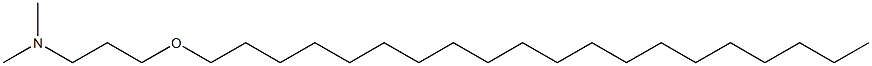 3-Icosyloxy-N,N-dimethyl-1-propanamine 结构式