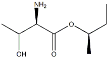 (2R)-2-Amino-3-hydroxybutanoic acid (R)-1-methylpropyl ester 结构式