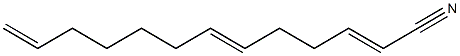 2,6,12-Tridecatrienenitrile 结构式