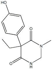 5-Ethyl-5-(4-hydroxyphenyl)-2,5-dihydro-1-methylpyrimidine-4,6(1H,3H)-dione 结构式