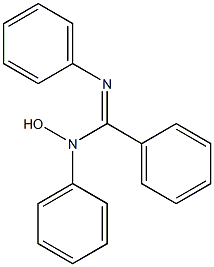 N-Hydroxy-N,N'-diphenylbenzamidine 结构式