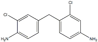 4-[(4-Amino-2-chlorophenyl)methyl]-2-chloroaniline 结构式