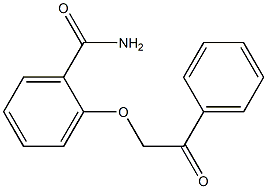 2-(2-Oxo-2-phenylethoxy)benzamide 结构式