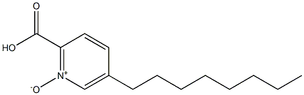 2-Carboxy-5-octylpyridine 1-oxide 结构式