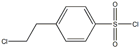 p-(2-Chloroethyl)benzenesulfonyl chloride 结构式