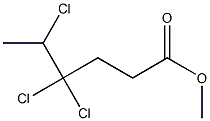 4,4,5-Trichlorocaproic acid methyl ester 结构式