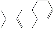 1,2,4a,5,8,8a-Hexahydro-7-isopropylnaphthalene 结构式